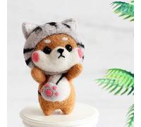 Kit de Fieltro de Aguja para Manualidades lana gato DIY inicia tu proyecto creativo for Hobby y Ocio