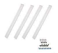 Kit de fijación de base de cajón para cajones de madera MDF y compuestos con soportes de acero resistentes y juego completo de herrajes (A)