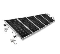 Kit de fijación de módulo solar con abrazaderas trapezoidales para techo de...