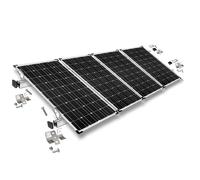 Kit de fijación de módulo solar con abrazaderas trapezoidales para techo de c...