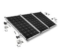 Kit de fijación de módulo solar con abrazaderas trapezoidales para techo de c...