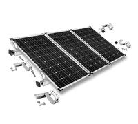 Kit de fijación de módulo solar con gancho de techo ajustable en 3...
