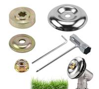 Kit de Fijación de Tuerca de Cuchilla para Cortacésped y Máquinas de Riego, Cuchilla de Fijación Universal - 6 Piezas de Alta Calidad para una Sujeción Confiable (6 Piezas)