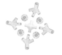 Kit de fijación for toldo de 3x Gazebo 25/19 mm - Juego de 9 piezas con patas for toldo y conectores de esquina
