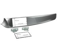 Kit de fijación para radio de coche 2DIN con marco para Alfa Romeo Giulietta 2010 - 2013, color plateado