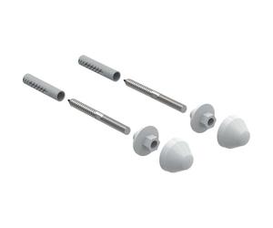 Kit de fijación para urinario Geberit con tapas de plástico blanco, 521015000