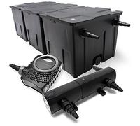 Kit de filtración de estanque Bio 90000l clarificador UVC 36 W 80 W bomba de bajo consumo tipo