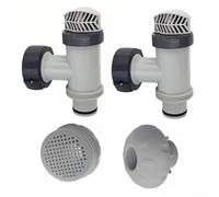 Kit de filtración de piscina sobre el suelo con válvulas de émbolo de salida de 1.25 y entrada de agua de 1.5 para aplicaciones estándar