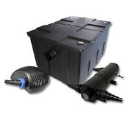 Kit de filtración para estanques de 60.000 litros con esterilizador de 36 W y bomba de 40 W de HELLOSHOP26