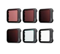 Kit de filtro abatible para cámaras de acción DJI, juego de lentes ND/CPL/Mist con montaje de instalación rápida, reducción de luz y accesorios de polarización para imágenes cinematográficas (juego de