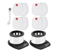 Kit de filtro compatible con aspiradora inalámbrica Shark IZ400 IZ420 IZ400UK, incluye 2 filtros, 4 filtros de espuma y fieltro, y cepillo de limpieza para ayudar a eliminar el polvo y las partículas