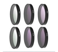 Kit de filtro compatible con DJI Osmo-Nano con filtros UV, CPL, ND8, ND16, ND32, ND64, STAR y NIGHT, hecho de vidrio ABS resistente, reducción de la luz para tiempos de exposición prolongados (D)