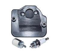Kit de filtro de aire, combustible y bujías compatible con motosierras H136, 137, 141, 142, 36 y 41.