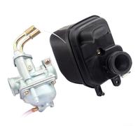 Kit de filtro de aire para carburador PW50 con conjunto de carcasa de caja más limpia para 1981-2009, ofrece un ajuste seguro y un flujo de aire mejorado para optimizar el motor