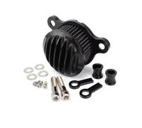 Kit de filtro de aire para motocicleta, sistema de admisión y limpiador, compatible con Harley Sportster XL883 XL1200C 48 72 Forty Eight Seventy Two(All black)