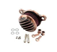 Kit de filtro de aire para motocicleta, sistema de admisión y limpiador, compatible con Harley Sportster XL883 XL1200C 48 72 Forty Eight Seventy Two(Bronze-red)