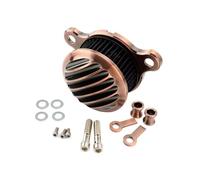Kit de filtro de aire para motocicleta, sistema de admisión y limpiador, compatible con Harley Sportster XL883 XL1200C 48 72 Forty Eight Seventy Two(Bronze-black)