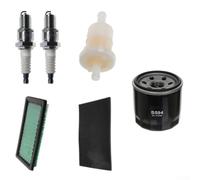 Kit de filtro de aire para motor Honda GCV520 GCV530 GXV520 GXV530 que incluye filtro de aire, filtro de aceite, filtro de combustible, tapón de chispa, juego de mantenimiento de ajuste directo para