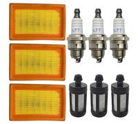 Kit de filtro de aire y prefiltro para recortadora Stihl FS80 FS85 BG75 BG72 KM85 FC75 4137-124-2800 4137-124-1500