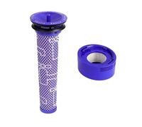 Kit de filtro de aspiradora, compatible con Dyson, V7 V8 Absolute Animal, repuesto de aspiradora inalámbrica, prefiltro, posfiltro, repuestos(2pc)