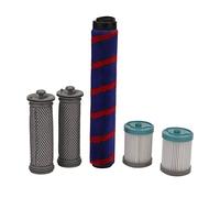 Kit de filtro de cabezal de rodillo de cepillo para aspiradora, reemplazo de reducción de alérgenos de alta eficiencia para A10 A11 TEK, material HEPA de fibra ABS