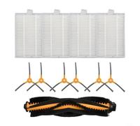 Kit de filtro de cepillo de repuesto para aspiradora de robot, cepillos laterales, filtro HEPA, juego de accesorios de