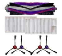 Kit de filtro de cepillo lateral de rodillo principal compatible con Midea M9, para Eureka E20 Plus NERE10S, VCR S10 Plus, para Obode A8, para aspiradora robot ETA Aurum PRO 6241 (A)