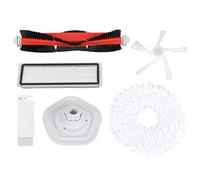 Kit de filtro de cepillo lateral giratorio y paño para mopa de repuesto para W10 Pro, piezas de aspiradora con plato giratorio y cepillo de limpieza, conjunto de accesorios