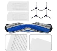Kit de filtro de cepillo lateral principal para Bosch Spotless BCRC1W BCRD1W BCRC2W, construcción de plástico de nailon con diseño de instalación, piezas de repuesto para robot aspirador, limpieza