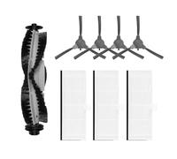 Kit de filtro de cepillo lateral principal para Coredy R550 R500 R650 R750 R3500 R3500s, juego de repuesto de 8 piezas con rodillo principal, filtros HEPA y para cepillos de borde, limpieza mejorada