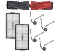 Kit de filtro de cepillo lateral principal para Roborock para SAROS 20 para SONIC y S10 MaxV Ultra Robot Aspirador Set de repuesto, cerdas de nailon y papel de filtro