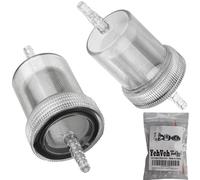 Kit de filtro de combustible en l?nea di?sel YehVeh de 2 paquetes, reutilizaci?n de arandelas desmontables
