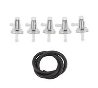 Kit de Filtro de Combustible en Línea de ángulo Recto para Motocicleta, Transparente Universal 1/4 6 Mm 7 Mm DT100 DT125 DT175 DT1E Adecuado para ángulo Recto de 90 Grados