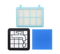 Kit de Filtro de Espuma de Motor Lavable, Compatible con Philips Power Pro Compact FC9331/09 FC9332/09 FC8010/01, Piezas de aspiradora FC8010 (Color : Light Yellow)