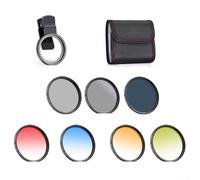 Kit de filtro de fotografía móvil de 67 mm, diseño compacto para un fácil transporte en tu bolsa de equipo