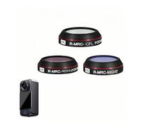 Kit de filtro de lente compatible con SJCAM C300/C400 para fotografía y videografía al aire libre, CPL+ND16PL + antirreflejos