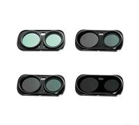 Kit de filtro de lente, filtros de vidrio óptico CPL UV ND para cámara Insta360 Luna Ultra, kit de filtro de fotografía transparente para exteriores (D)