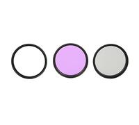 Kit de Filtro de Lente UV CPL, Marco de Aluminio con Revestimiento Múltiple 3pcs / Set Kit de Filtro de Lente de Cámara de Alta Dureza Anticorrosión para Cámara Digital(52 mm (1485))