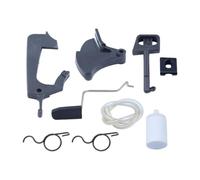 Kit de filtro de línea de combustible, resorte, brazo de palanca, gatillo de acelerador y estrangulador, compatible con motosierra H136, 137, 141, 142, 36 y 41