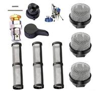 Kit de filtro de metal 246385 246384 para 390, para 395, para 490, para 495, para 595 pulverizadores de pintura sin aire para ayudar a preservar el rendimiento de la bomba y la punta