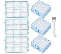 Kit de filtro de repuesto para aspiradora compatible con Siemens VS06 Series y Bosch BSG6 BSGL3, incluye filtros de protección del motor y cepillo de limpieza