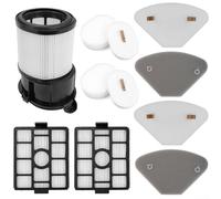 Kit de filtro de repuesto para aspiradoras Shark IP3251 IP3251C IP3252, incluye filtros de estación base y filtro de algodón para un funcionamiento consistente