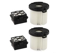 Kit de filtro de repuesto para Karcher 5, 5 inalámbricas, 5 aspiradoras premium, motor lavable de larga duración y cartucho de filtro de escape HEPA, piezas 2.863-240.0 2.863-239.0 (2+2)