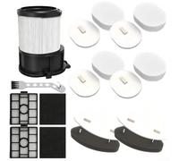 Kit de filtro de repuesto para Shark PowerDetect IP3251EUT IP3225EUT IP3251C IP3252 Incluye prefiltros de espuma HEPA cepillo de limpieza ABS Eco Material para