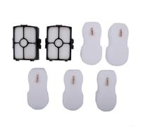 Kit de filtro de repuesto Shark para HZ3000 HZ3002, filtros de fieltro de espuma HEPA lavables para Stratos UltraLight, para DUOCLEAN para aspiradora con cable POWERFINS (B)