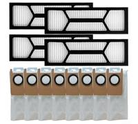 Kit de filtro de repuesto y bolsa de polvo para aspiradora Eufy S1 Pro, piezas de repuesto de alta eficiencia para mascotas y hogares, fácil instalación, 6 o 12 piezas (B)