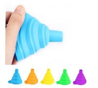 Kit de filtro de resina de acero inoxidable y embudo plegable de silicona compatible con impresoras 3D Photon Sparkmaker Kelant y Orbeat D100 SLA para recuperación de resina y