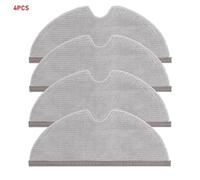 Kit De Filtro De Tanque De Agua Y Paño De Fregona, Compatible Con Aspiradoras Xiaomi, Roborock S5, S50, S51, S55, S6, S6 Pure, C10, E4, E5, E20, E25, E35, T4 Y T6.(4PCS mop cloth)