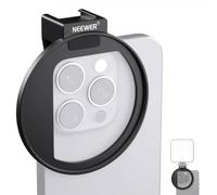 Kit de filtro de teléfono de 67 mm, clip de filtro de lente roscado con soporte de zapata fría, adaptador de filtro de teléfono de 67 mm, compatible con iPhone 15 Pro Max 15 Plus 14 13 Samsung Galaxy