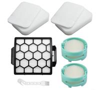 Kit de filtro de vacío HEPA de fieltro de espuma para mujer para Shark para rotador de mascotas vertical ZU100 ZU102 sustituye a 1239FT60 1238FT60 1540FC3000 H12 Post-Motor 2+1 Set